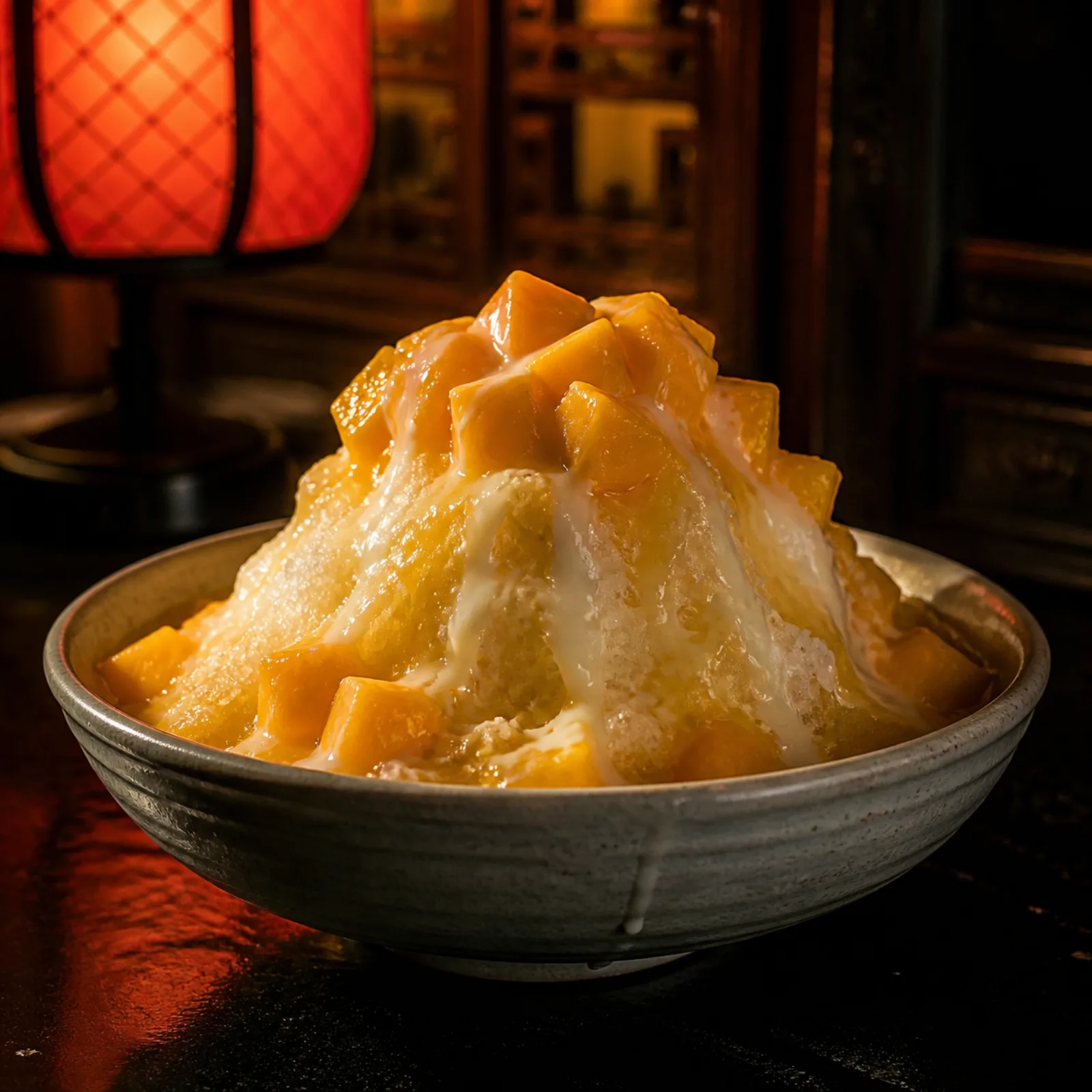 Mango shaved ice